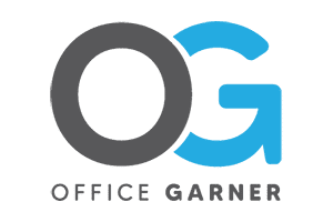OG Office Garner logo on black background.