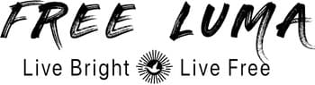 Free Luma logo with inspirational slogan.