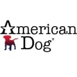 American Dog logo with star and dog.
