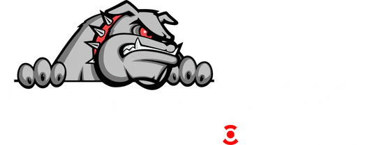 Bulldog Targets logo with aggressive bulldog.