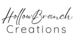 Hollow Branch Creations logo in cursive font.