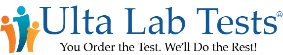 Ulta Lab Tests logo with figures.