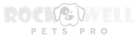 Rockwell Pets Pro logo with dog illustration.