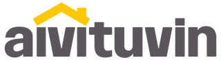 Aivituvin logo with yellow roof design.