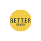 Yellow circle with "BETTER BRANDS" text inside.