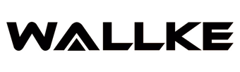 Bold black text logo "WALLKE".