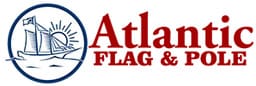 Atlantic Flag & Pole logo with ship.