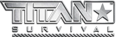 Titan Survival logo with star design.